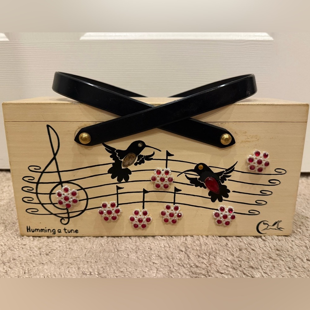 Rare Enid Collins Humming a Tune Box Bag